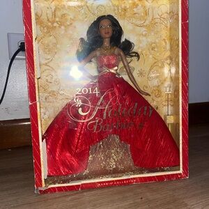 Barbie Holiday Doll in Elegant Red Gown